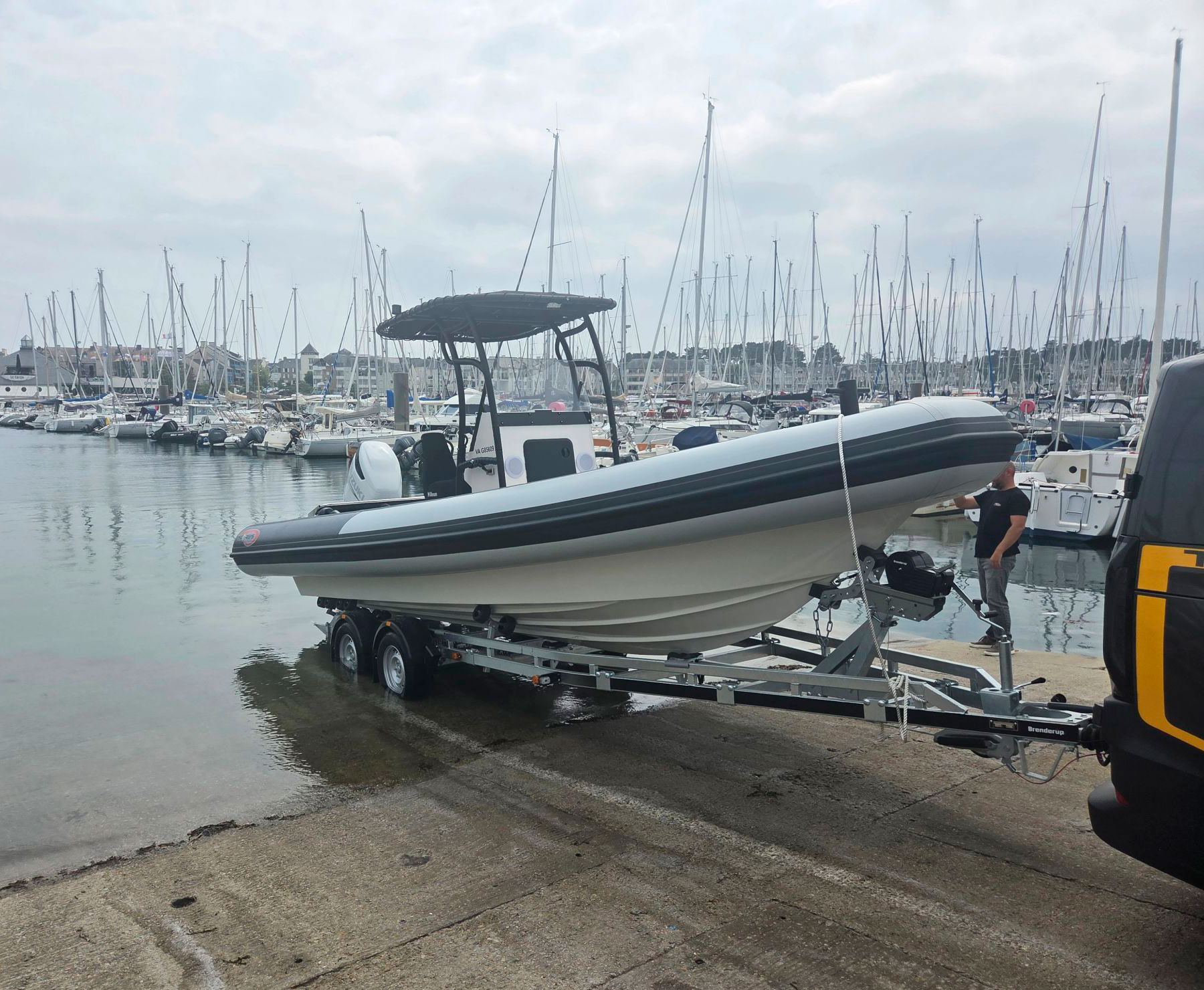 mise a l eau bateaux vannes